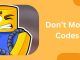Don’t Move Codes