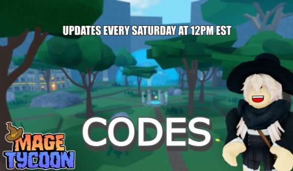 Mage Tycoon Codes Roblox