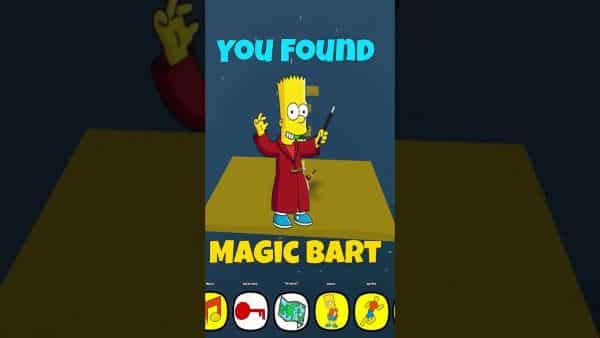 Magic Bart in Find the Simpsons