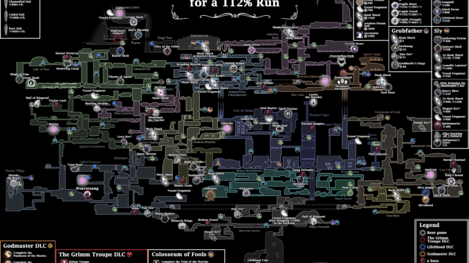 Hollow Knight Walkthrough Map