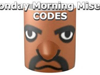 Monday Morning Misery Codes Roblox