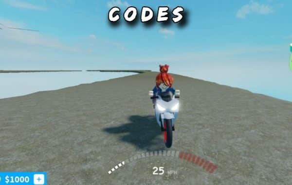 Motorcycle around nothing Codes Roblox