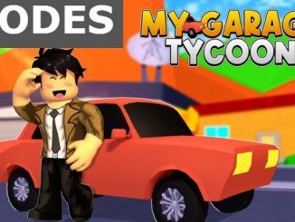My Garage Tycoon Codes - Roblox