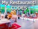 My Restaurant! Codes Roblox
