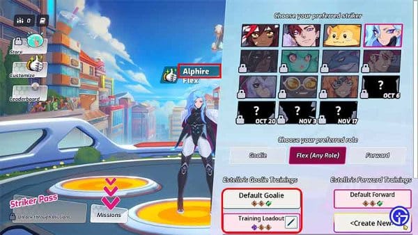 trainings in omega strikers