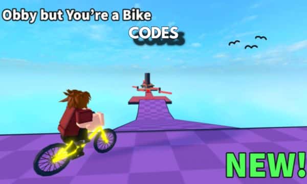 Obby But You're on a Bike Codes Roblox