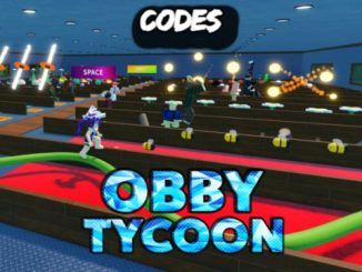 Obby Tycoon Codes Roblox