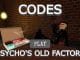 PSYCHOS OLD FACTORY Codes Roblox