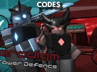 Paradigm-Shift Tower Defense Codes Roblox