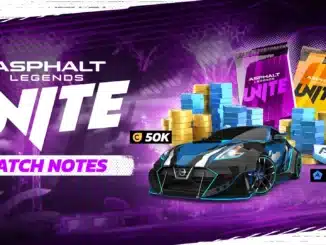 Asphalt Legends Unite Patch Notes