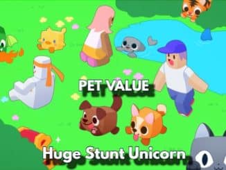 Pet Huge Stunt Unicorn Value Pet Simulator X