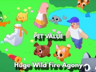 Pet Huge Wild Fire Agony Value Pet Simulator X