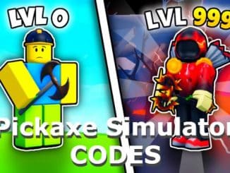 Pickaxe Simulator Codes Roblox