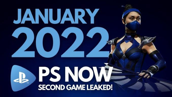 PlayStation Now January 2022 New Games