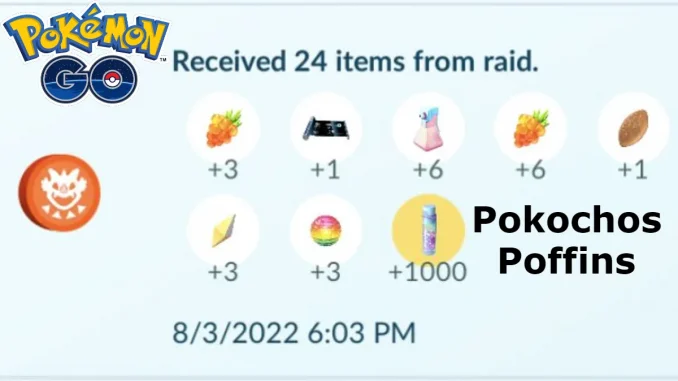 Poffin in Pokemon Go Raids