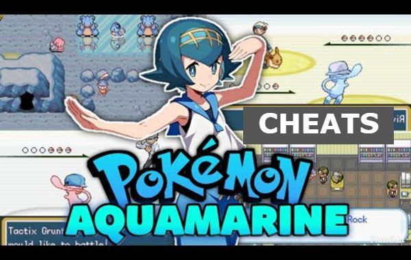 Pokemon Aquamarine Cheats GBA ROM