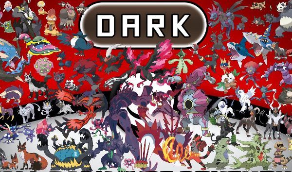 Pokemon Dark Type Weakness