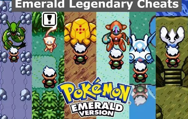 Pokemon Emerald Legendary Cheats GBA ROM
