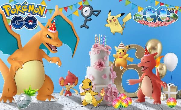 Pokemon GO Six Anniversary Event