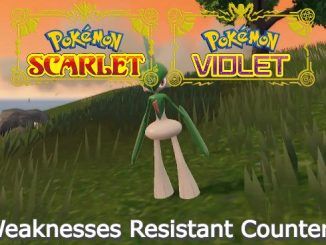 Pokemon Gallade Weaknesses Resistant Counters Scarlet and Violet