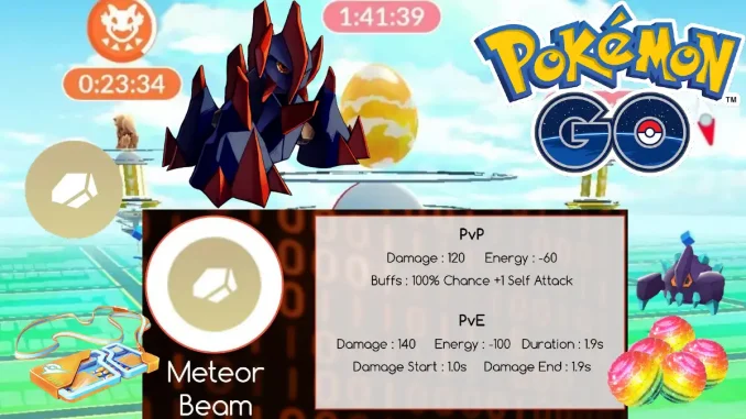 Pokemon Go Meteor Beam stats