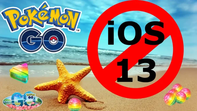 Pokemon Go will not support iOS 13