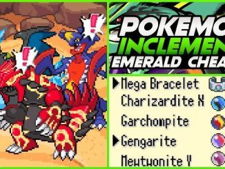 Pokemon Inclement Emerald Cheats GBA ROM
