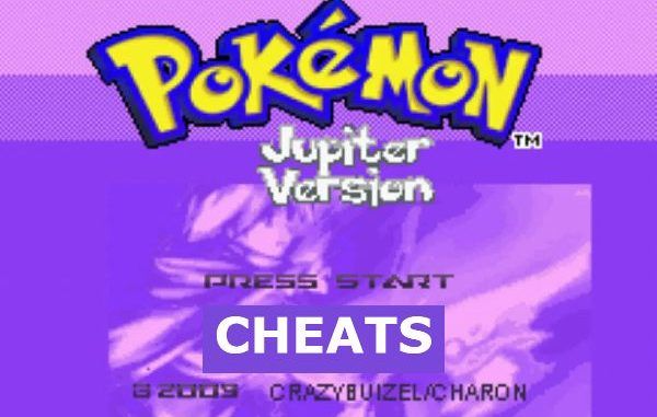 Pokemon Jupiter Cheats GBA ROM