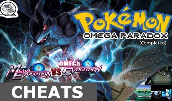 Pokemon Omega Paradox Cheats GBA ROM
