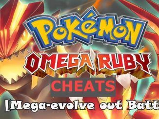 Pokemon Omega Ruby Cheats GBA ROM