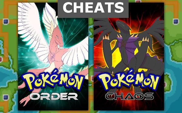 Pokemon Order and Chaos Cheats GBA ROM
