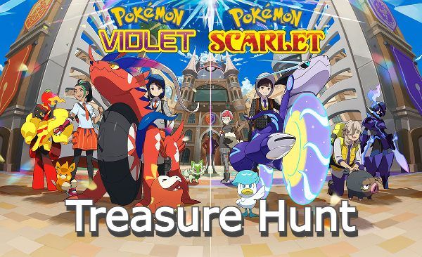 Pokemon Scarlet and Violet Treasure Hunt