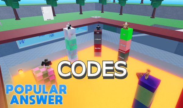 Popular Answer Codes Roblox