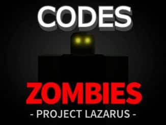 Project Lazarus ZOMBIES Codes Roblox