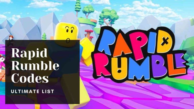 Rapid Rumble Codes