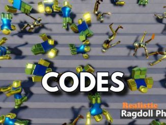 Realistic Ragdoll Physics Codes Roblox