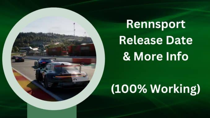 Rennsport Release Date