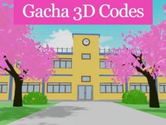 Roblox Gacha 3D Codes