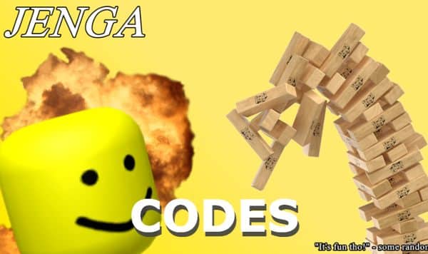 Roblox Jenga Codes Roblox