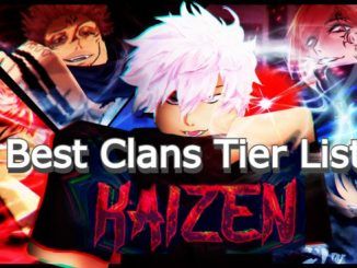 Roblox Kaizen Best Clans Tier List