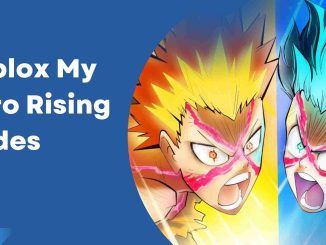 Roblox My Hero Rising Codes