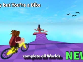 Roblox Obby But You're on a Bike How to complete all Worlds