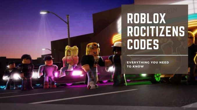 Roblox RoCitizens codes