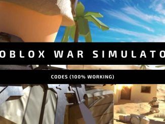 Roblox War Simulator Codes