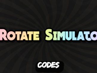 Rotate Simulator Codes Roblox