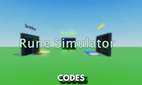 Rune Simulator Codes Roblox