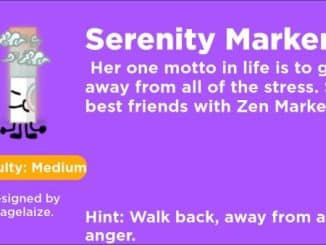 Serenity Marker in Find the Markers