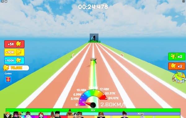Speed Race Clicker Codes