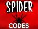 Spider Codes Roblox