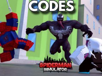 SpiderMan Simulator Codes Roblox